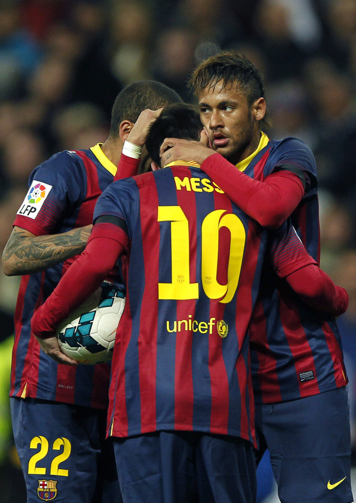 Lionel Messi, Neymar,  Daniel Alves